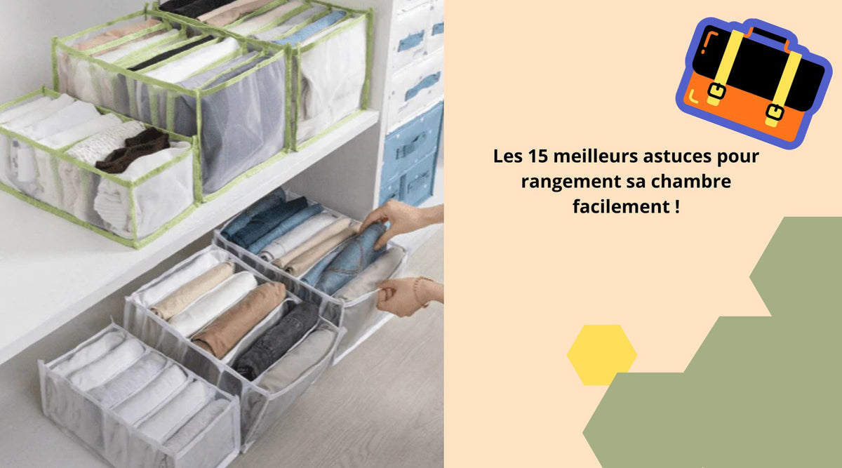 LES 15 MEILLEURS ASTUCES POUR RANGER SA CHAMBRE ! – Rangement Révolution
